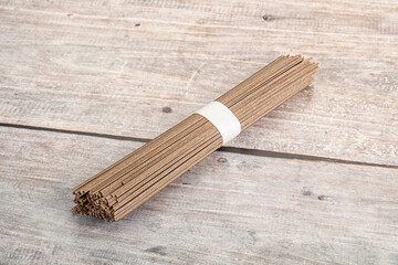 Asian aw soba bukwheat noodle
