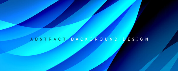 Simple fluid color gradient abstract background with dynamic wave line effect. Vector Illustration For Wallpaper, Banner, Background, Card, Book Illustration, landing page