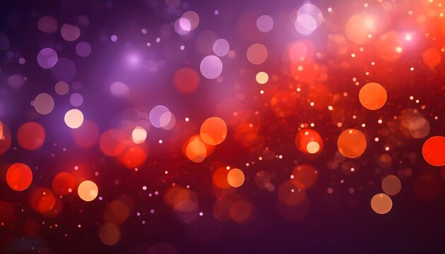 Red bokeh background