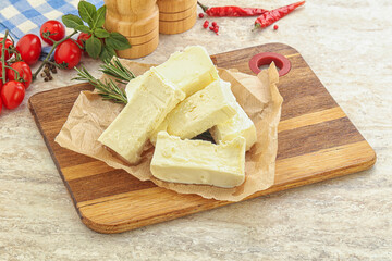 Natural organic Greek Feta cheese