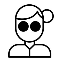 Eye mask solid glyph icon