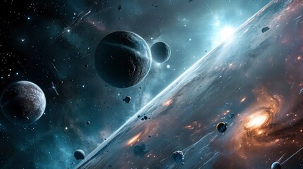 Obraz premium Space concept background