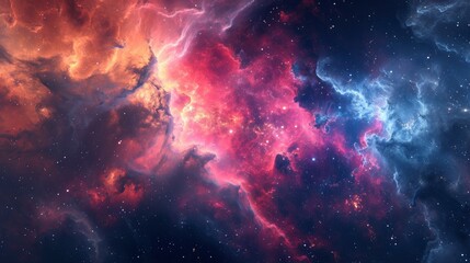Fototapeta premium Space nebulas concept background