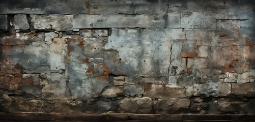 Old Rustic Cement VIntage bricks wall background