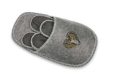 Home slippers isolated on white background Clipping path included