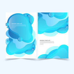 Abstract banner background design templates