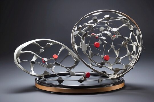 Modelo 3D de una c&eacute;lula enferma