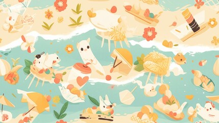 Slice or piece lemon on summer background