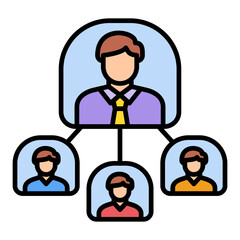 Organization Structure Icon