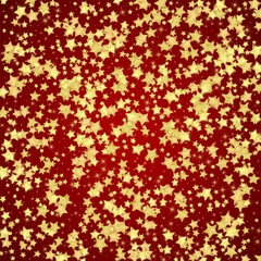 Magic stars vector overlay.  Gold stars scattered