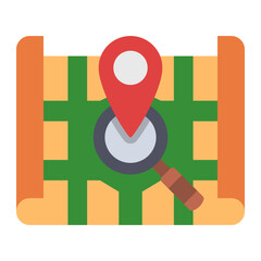 Map Search Icon