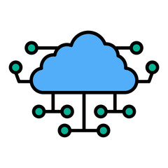 Cloud Computing Icon