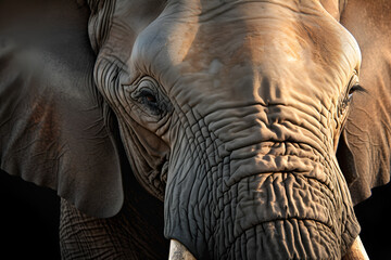elephant close up