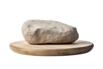 Fototapeta na wymiar the Magic of the Baking Stone Isolated On Transparent Background