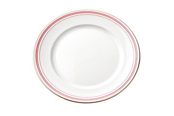 Elevating Dining with Bone China Dinner Plates Isolated On Transparent Background