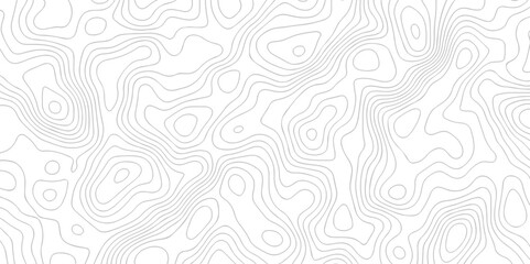 Pattern with lines stylized height of the topographic map contour in lines and contours isolated on transparent. Black and white topography contour lines map isolated on white background.