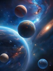planet in space