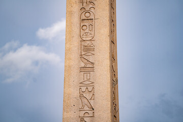 Obelisk of Theodosius in Sultanahmet district, Istanbul.