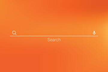 Vector internet browser search engine search bar for ui mobile app search address and navigation bar - obrazy, fototapety, plakaty