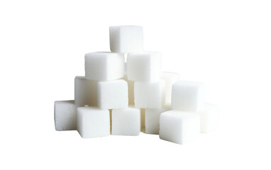 Glimpse of White Sugar Isolated on Transparent Background PNG.