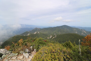 2023年10月の山梨県の金峰山の登山

