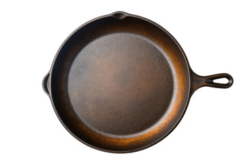 Cooking Wonders in the Carbon Steel Skillet Isolated On Transparent Background