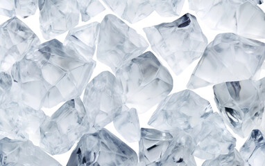 Real Photo of Crystal Texture Wallpaper Isolated on Transparent Background PNG.