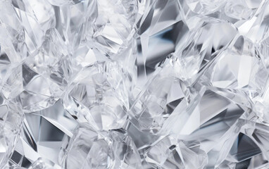 Elegant Crystal Texture Display Isolated on Transparent Background PNG.