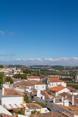 Cityscape of Obidos. Óbidos is a town and municipality in the Portuguese district of Leiria. Óbidos is a UNESCO City of Literature.
