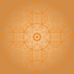 Vintage seamless pattern. Abstract flowers.Vector