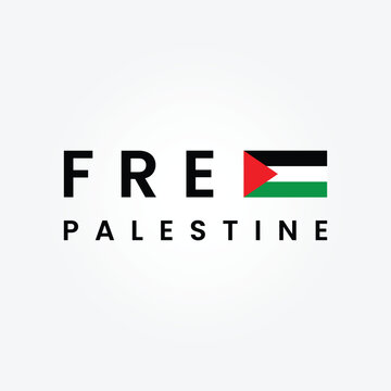 international day of solidarity with the palestinian people with flag vector illustration