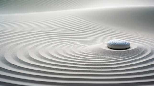 Circle zen stones background, mindfulness concept 