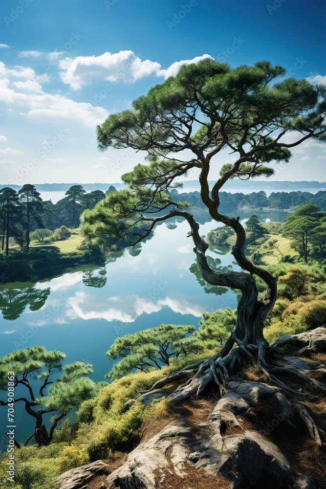 Canvas Prints tree in the water