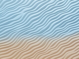 Obraz premium Corrugated cardboard abstract minimal texture, Beige and sky blue color