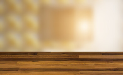 Spacious bathroom in gray tones with heated floors, freestanding tub. 3D rendering.. Sunset.. Texture Wooden parquet. Flooring. Seamless.