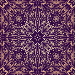 Modern Seamless Floral Pattern. Vector Colored Illustration. Paper For Scrapbook