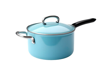Cooking with the Ideal Porcelain Enamel Pan Isolated On Transparent Background