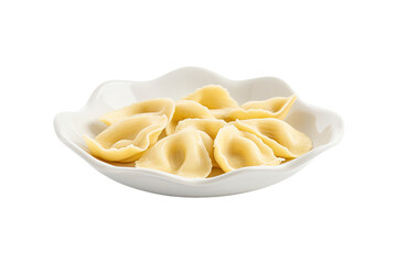 Serving Ravioli on the Ideal Plate Isolated On Transparent Background