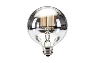 Reflective Bulb Isolated On Transparent Background
