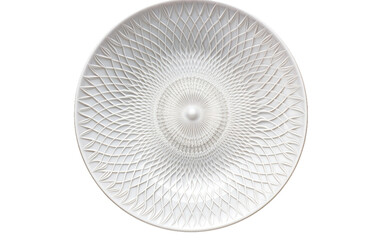 Elegant Dish Featuring Spirograph Isolated on Transparent Background PNG.