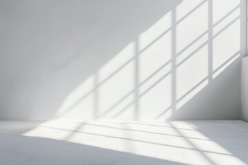 white wall with drop shadow and light for background banner template