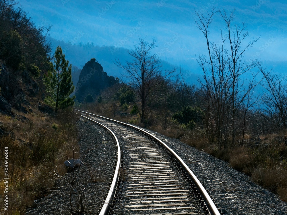 Canvas Prints rails railway pijana pruga