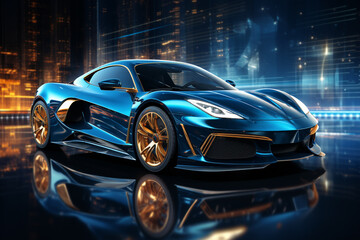Naklejka premium Super car