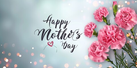 Happy mothers day greetings card background