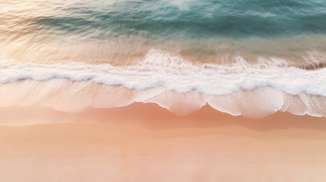 close up of beach with pink sand