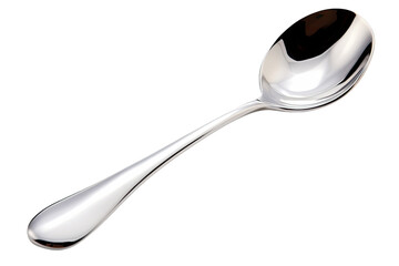 Classic Slotted Spoon Isolated On Transparent Background