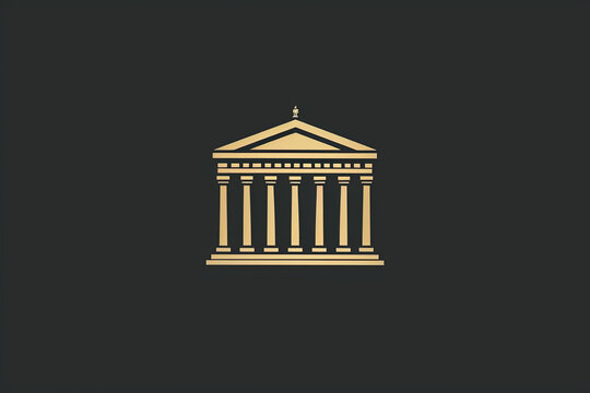 Beautiful and unique acropolis logo.