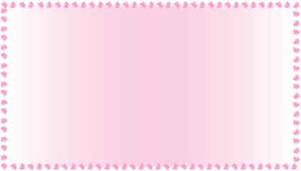 Vector illustration Valentine&rsquo;s Day Assets Bookmark Editable Post Template Pink Background