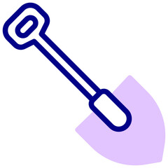 shovel vector icon