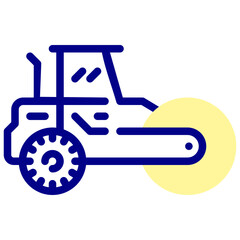 steamroller vector icon